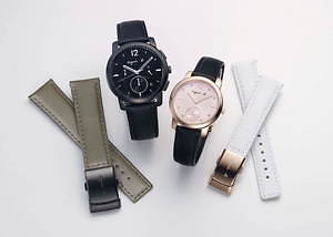 【新品】アニエスベー　ネイビー レザーベルト 時計 アニエスベーより、シックなレザーベルトの上品ウォッチ - 秋冬