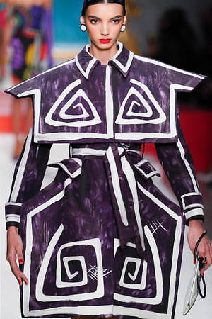 モスキーノ 2020年春夏コレクション - 額縁から飛び出す！？アートの主役たち｜写真4