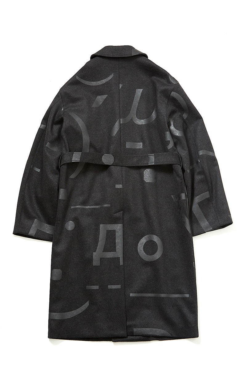 ソーイ×中村ケンゴ“メールの顔文字”モチーフのコートやシャツ、コラージュプリントのジャケットも｜写真13