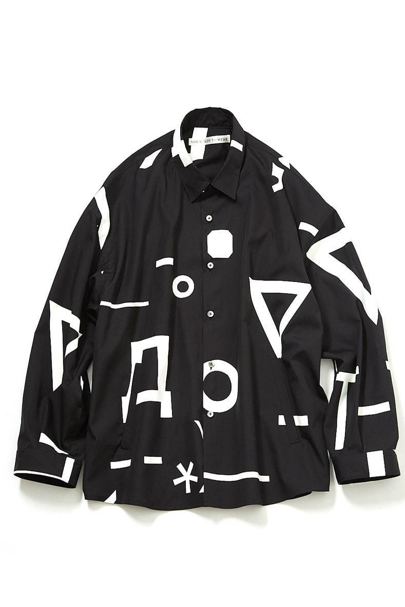 ソーイ×中村ケンゴ“メールの顔文字”モチーフのコートやシャツ、コラージュプリントのジャケットも｜写真8