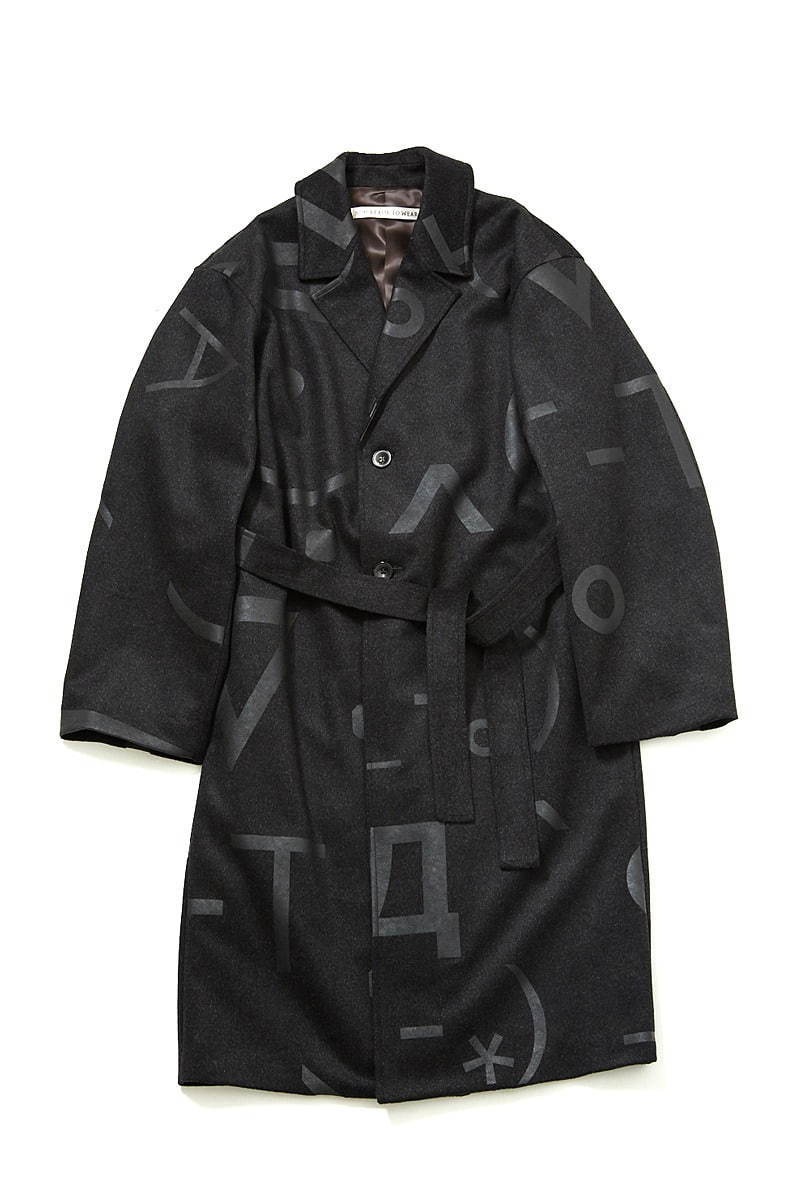 ソーイ×中村ケンゴ“メールの顔文字”モチーフのコートやシャツ、コラージュプリントのジャケットも｜写真14