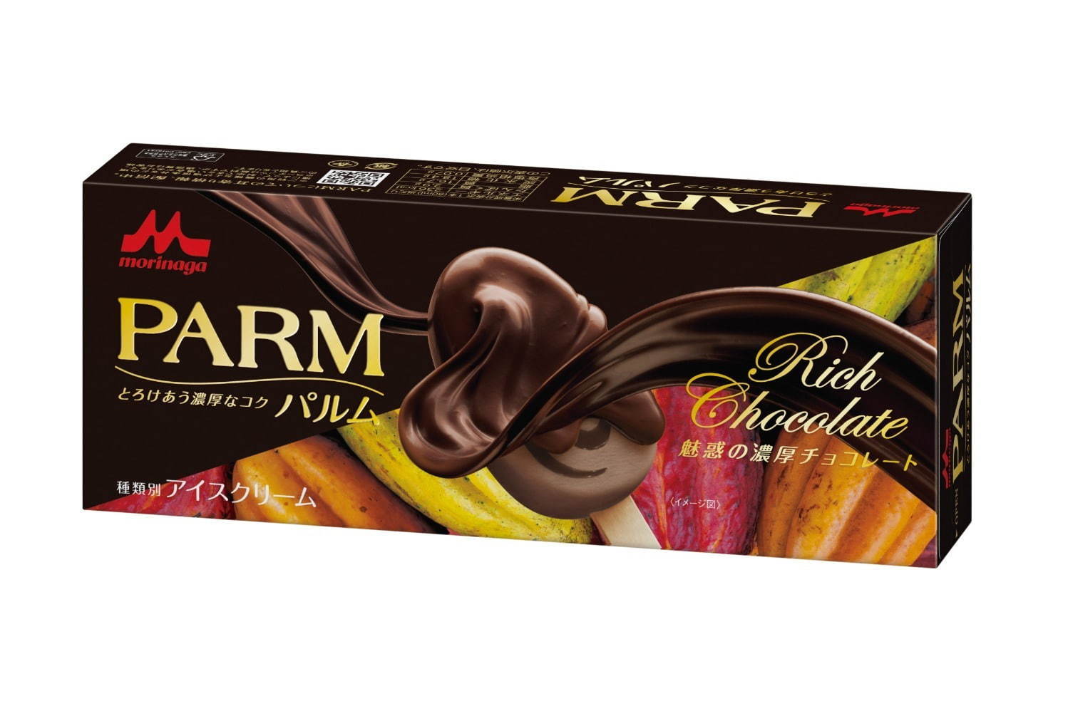 パルム 魅惑の濃厚チョコレート 生チョコソース ビターチョコアイス 産地の異なるカカオを使用 ファッションプレス