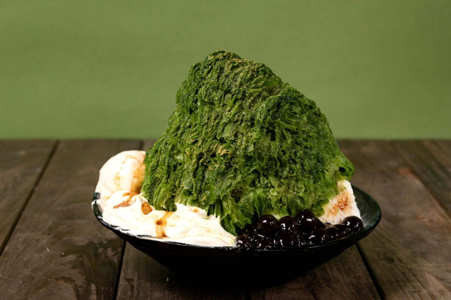 「チーズフォーム抹茶かき氷」