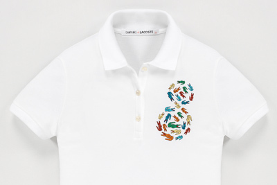 2/22までセール【LACOSTE】 ラコステ×カンパナ・ブラザーズ　ポロシャツ 2/22までセール【LACOSTE】 ラコステ×カンパナ・ブラザーズ