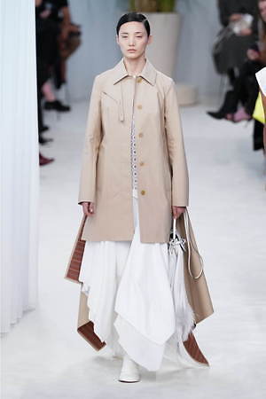 特上美品 【超希少】2020ss LOEWE ダブルブレストロングブレザー 