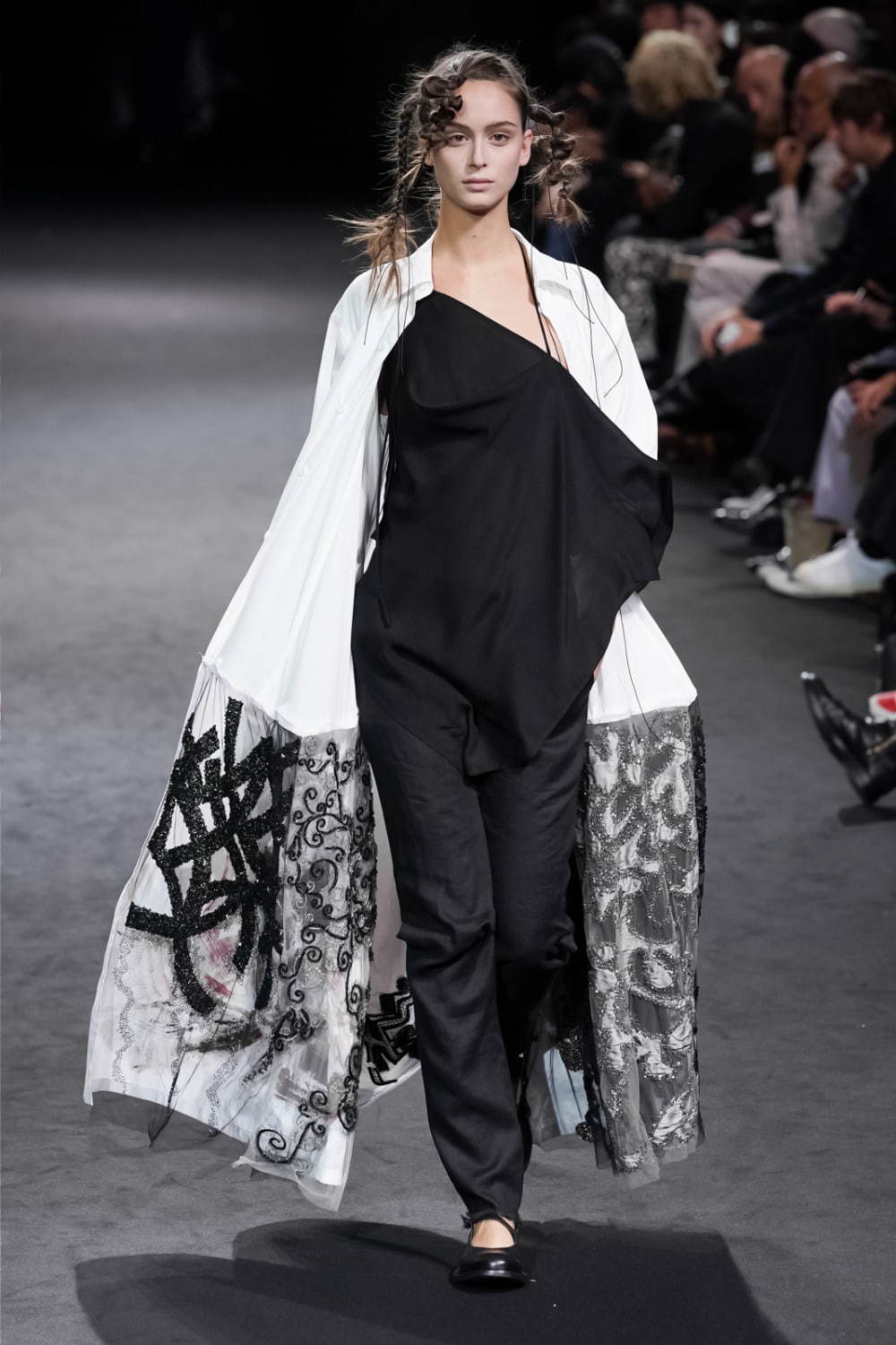 ヨウジヤマモト(Yohji Yamamoto) 2020年春夏ウィメンズコレクション シルエット - 写真37