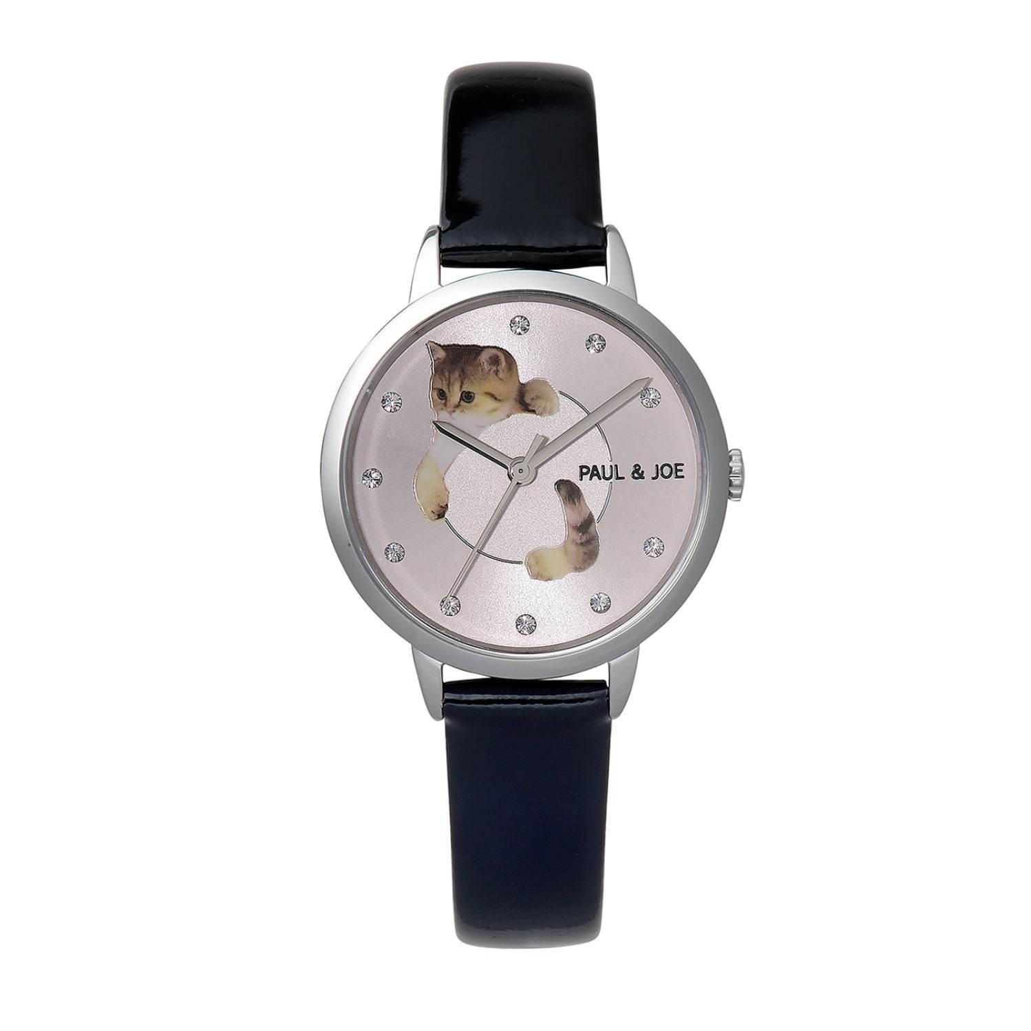ポール ジョー 猫モチーフ のクリスマス限定腕時計 キラキラ輝くスワロフスキーインデックス ファッションプレス