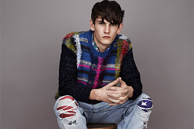 トップマン×ジェームス・ロング、ニットウェアの限定コレクション発表