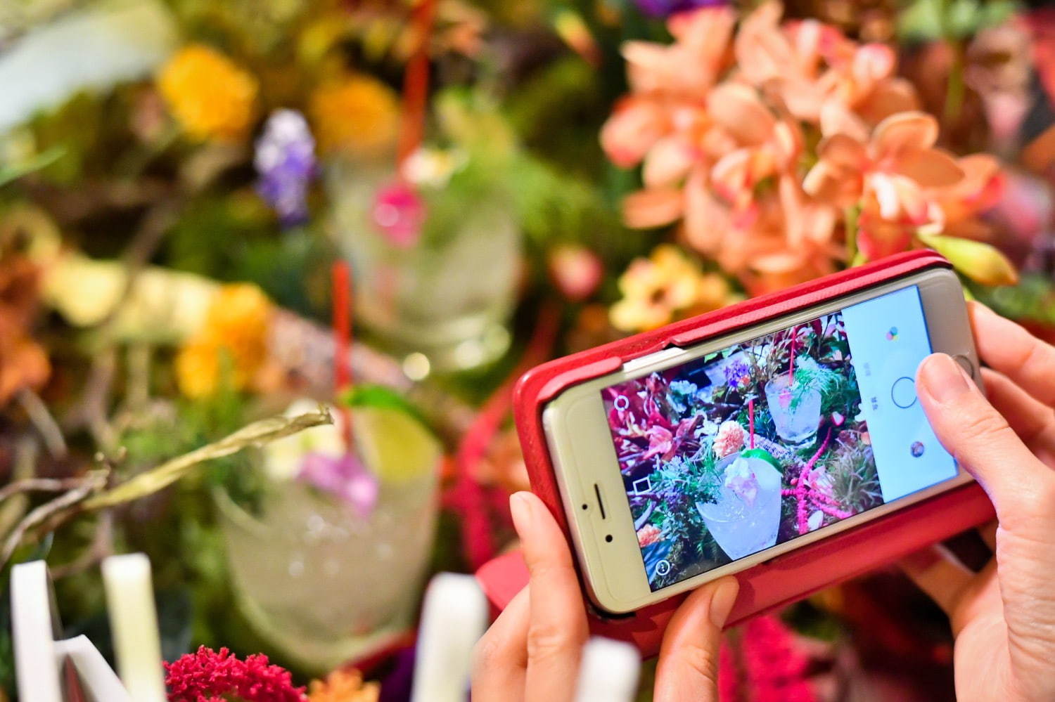 “食べられる花”体験型アートイベント「おいしい花畑」池袋にて - 花＆ハーブで彩るオリジナルドリンク｜写真21