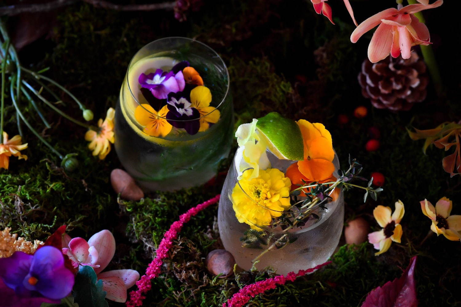 “食べられる花”体験型アートイベント「おいしい花畑」池袋にて - 花＆ハーブで彩るオリジナルドリンク｜写真12