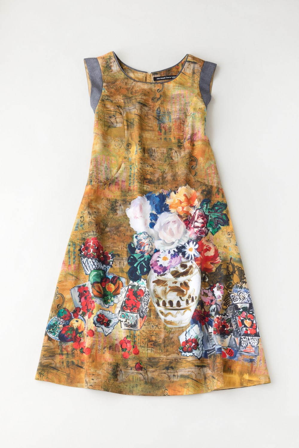 ジェーンマープルドンルサロンの新作、ラウル・デュフィや印象派絵画プリントのドレスやスカート｜写真23