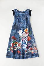 ジェーンマープルドンルサロンの新作、ラウル・デュフィや印象派絵画プリントのドレスやスカート｜写真22