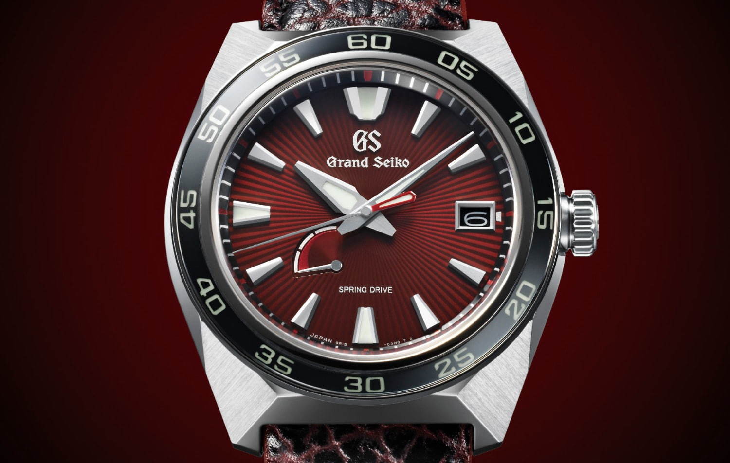 グランドセイコー×ゴジラの限定腕時計、深紅の“放射熱線”ダイヤル＆皮膚を表現したシャークストラップ｜写真3