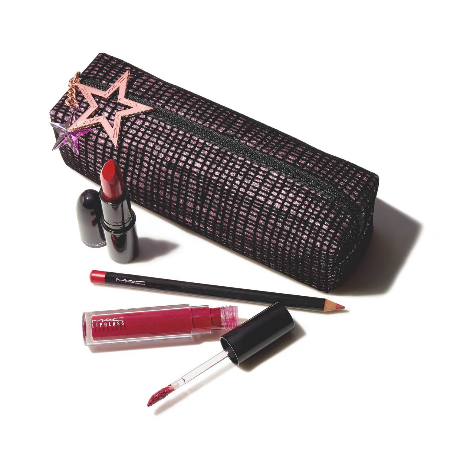 MAC マック スターリット リップ バッグ プラム ホリデーコレクション 新品