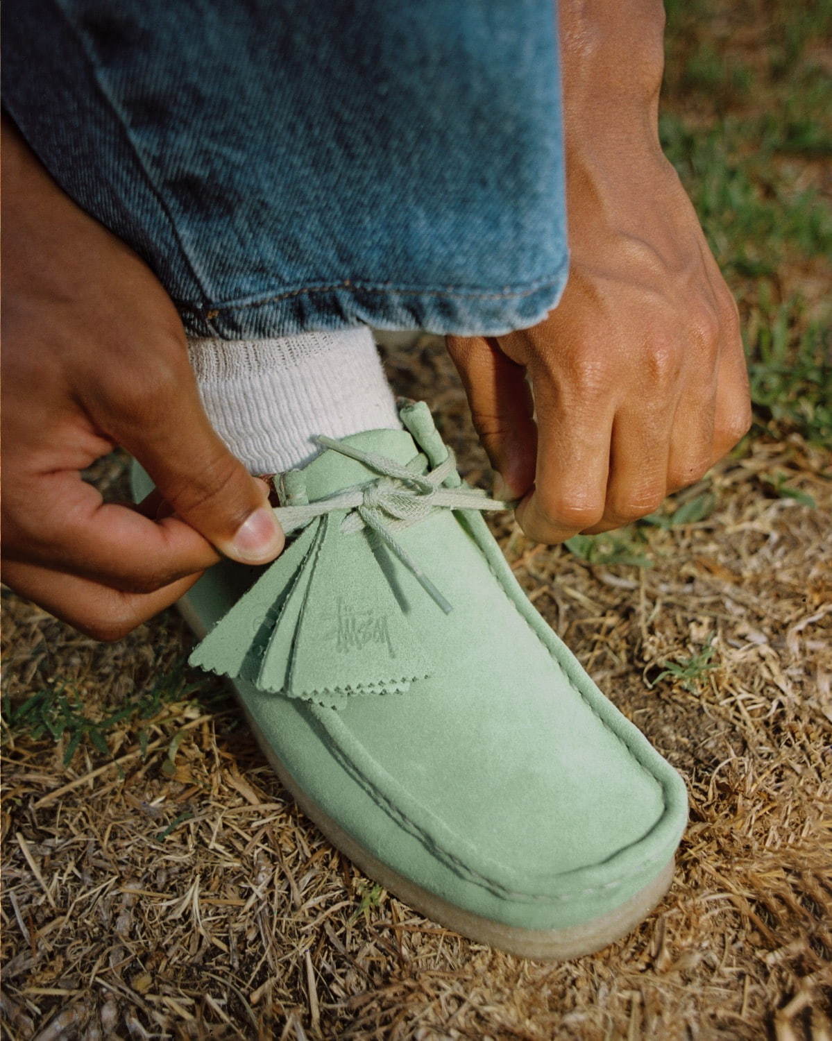 STUSSY Clarks クラークス コラボ Wallabee Stussy-