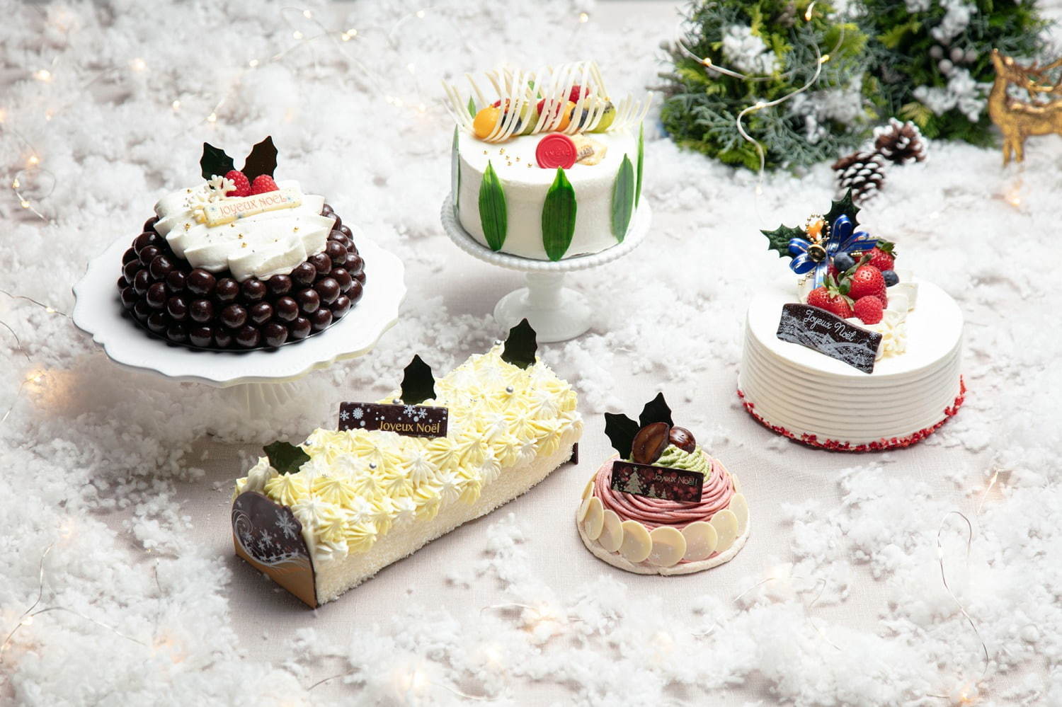アンダーズ 東京のクリスマスケーキ、ルビーチョコレートのモンブランや“白雪”カラーのムースケーキ｜写真5