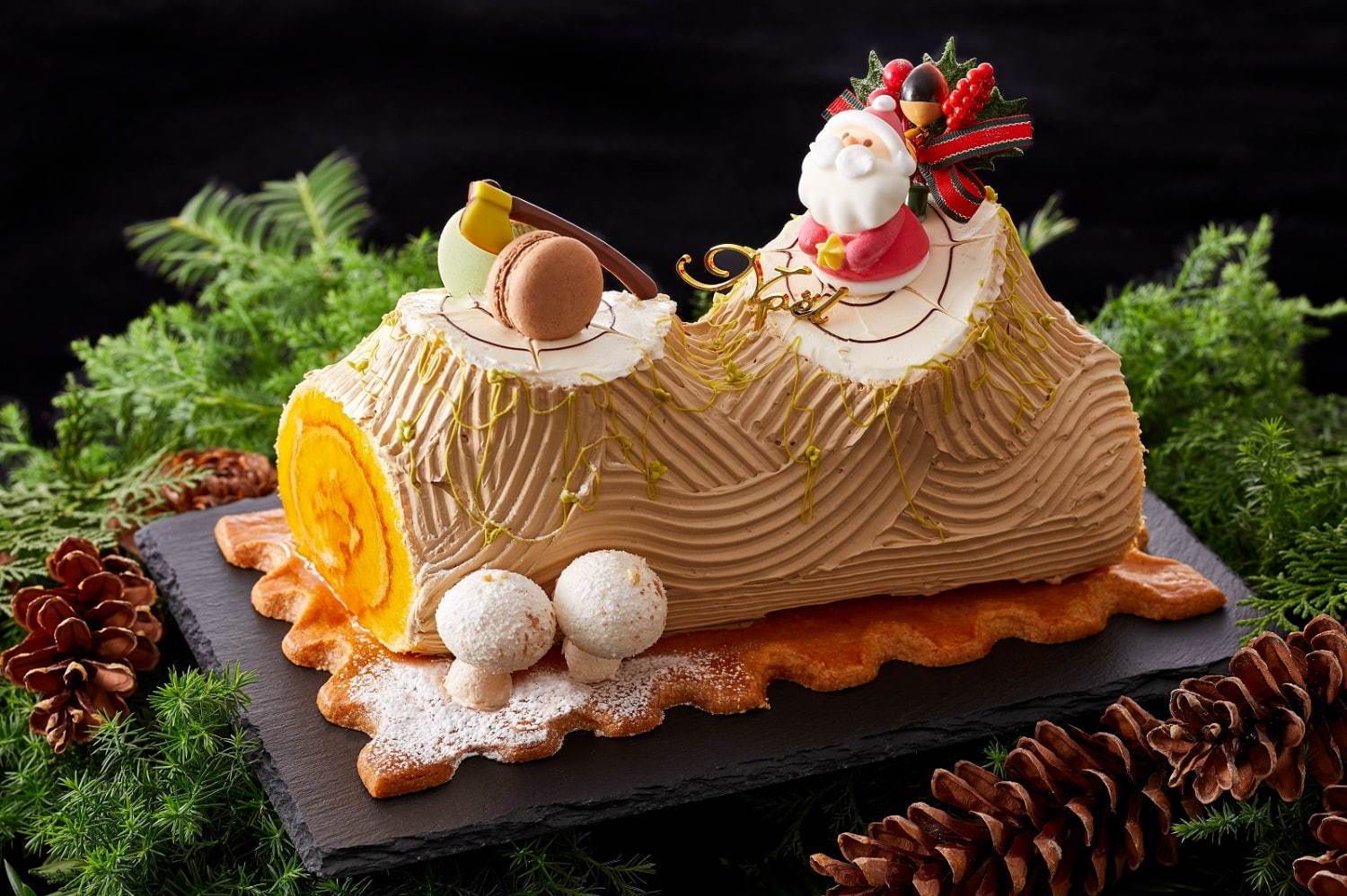 帝国ホテル 東京のクリスマスケーキ、森が着想“トリュフ尽くし”のチョコレートケーキなど｜写真3