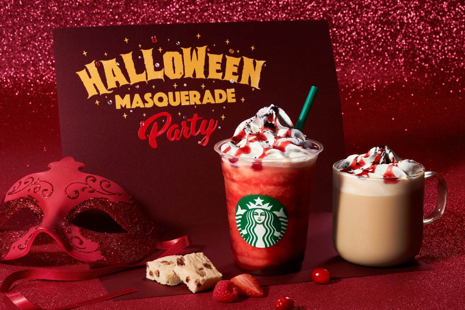 スターバックス(Starbucks) ハロウィン レッド ナイト フラペチーノ｜写真1