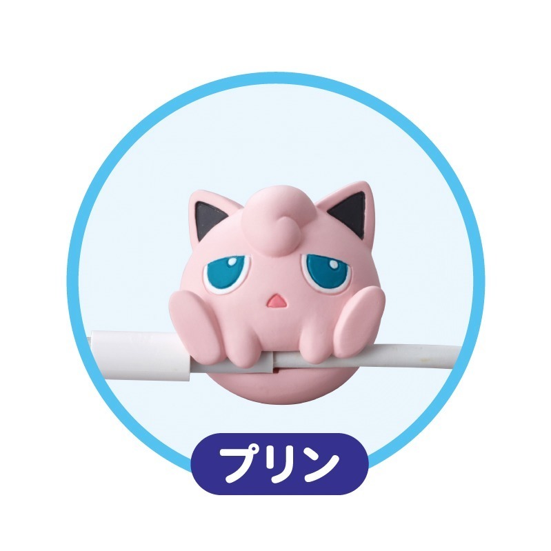 ポケモン すやすや オン ザ ケーブル ピカチュウ プリン ポッチャマが充電ケーブル断線予防 ファッションプレス