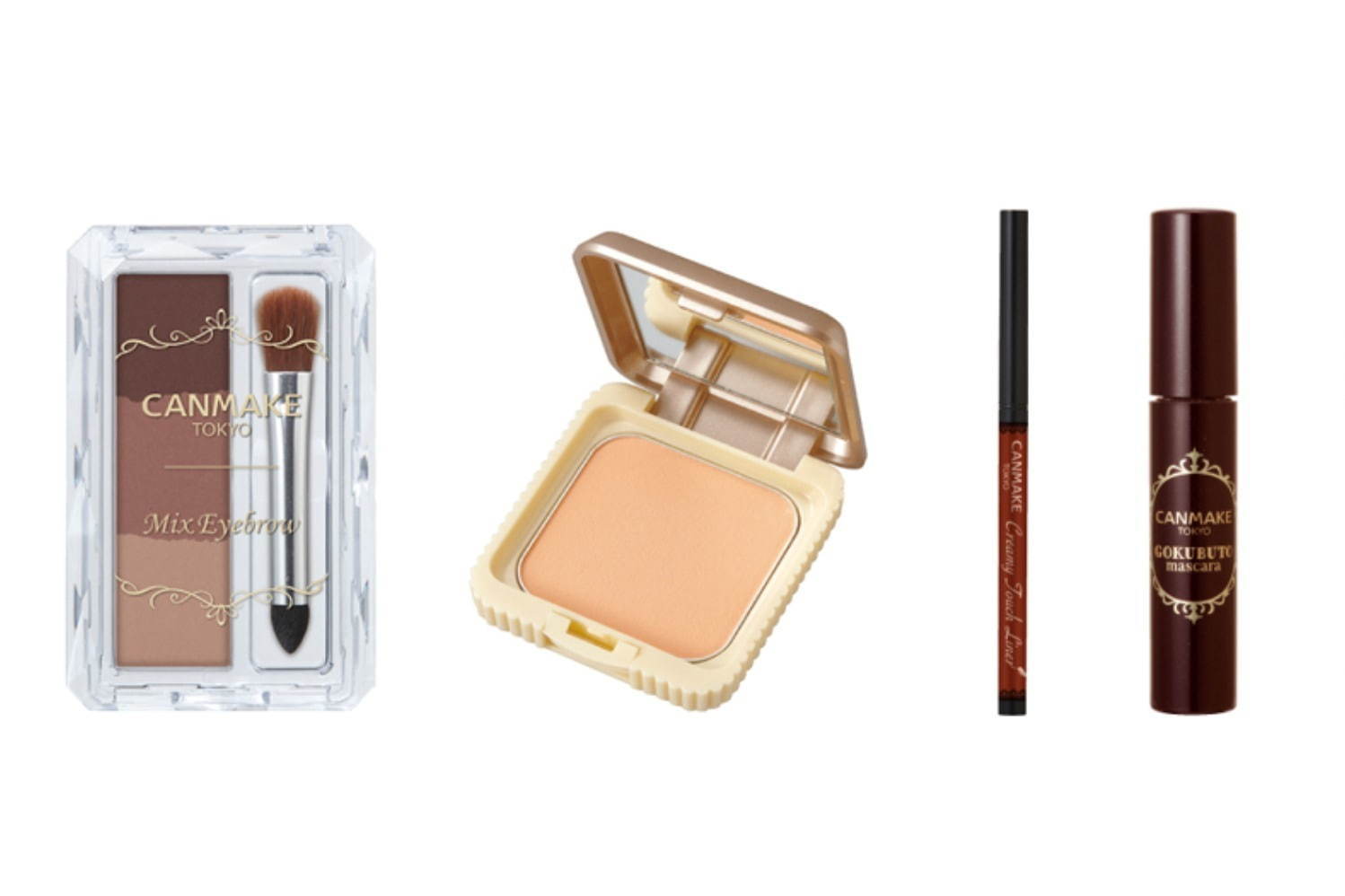 キャンメイク“マシュマロ肌”を叶える人気ファンデ＆“ほんのりパープル”アイブロウパウダーの新色