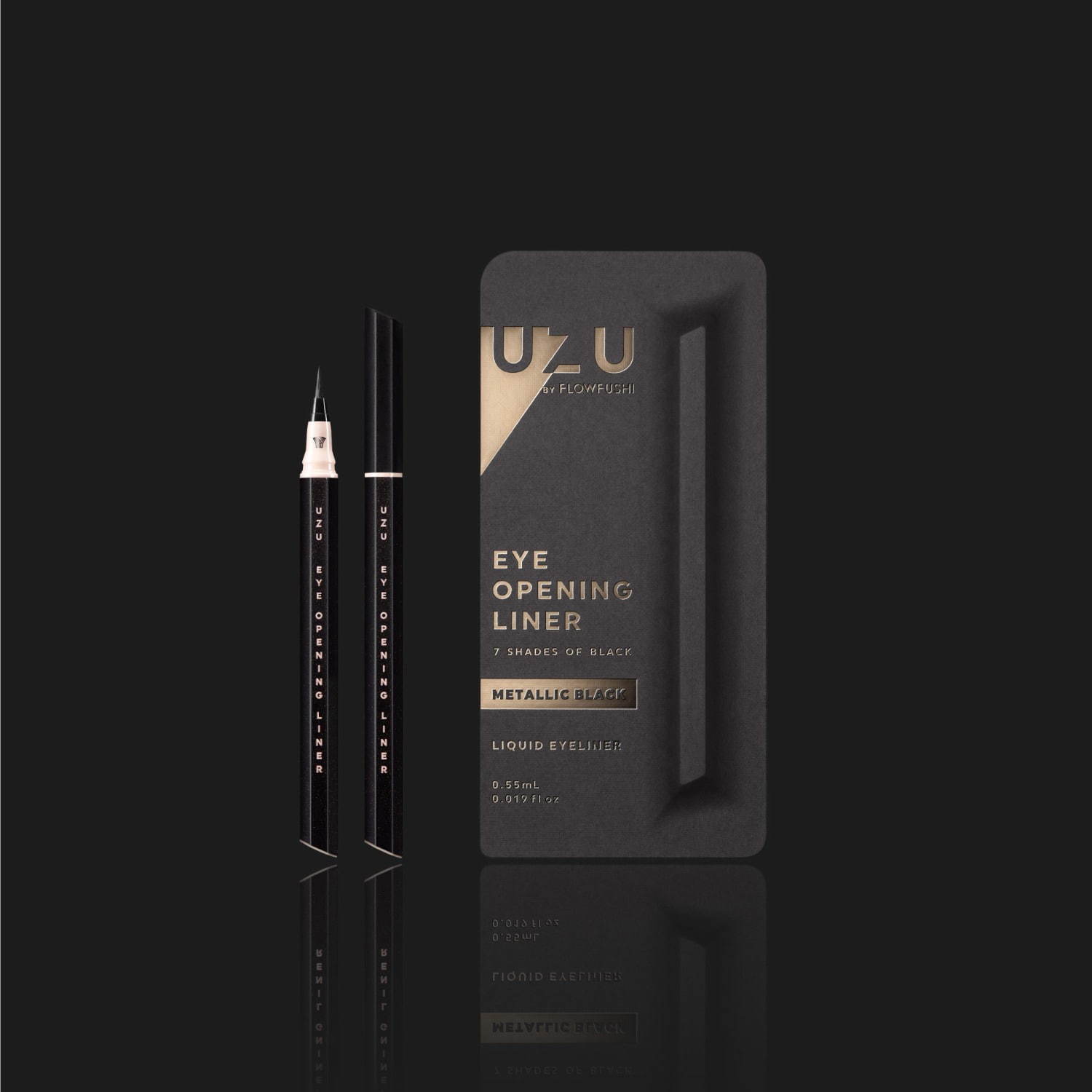 UZU“7つの黒”リキッドアイライナーが全国発売へ、マット＆メタリックなど多彩なブラック｜写真13
