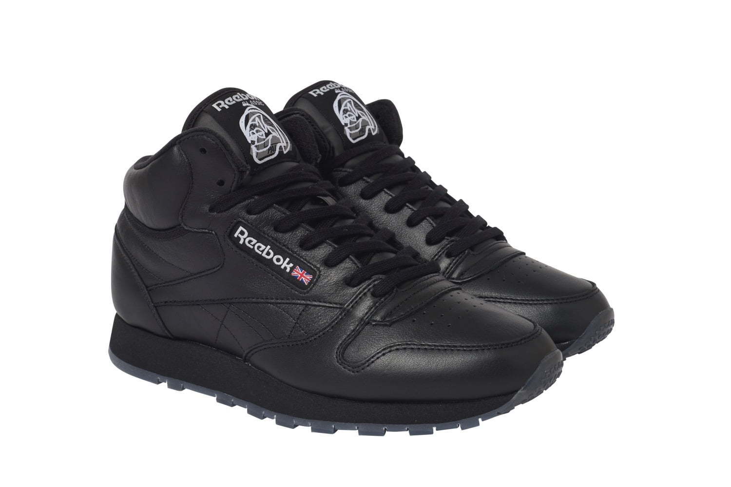 パレス スケートボード×リーボック、定番スニーカー「クラシックレザー」をミッドカットに