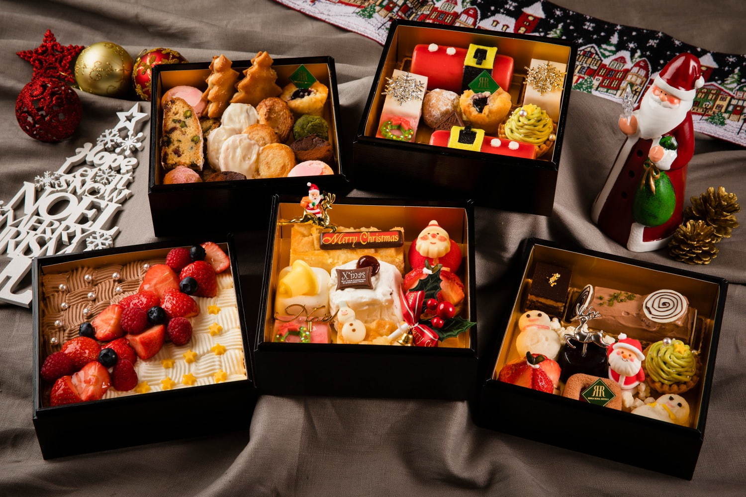 リーガロイヤルホテル京都のクリスマス2019、“チョコドーム”ケーキや“重箱”スイーツ＆ケーキ｜写真2