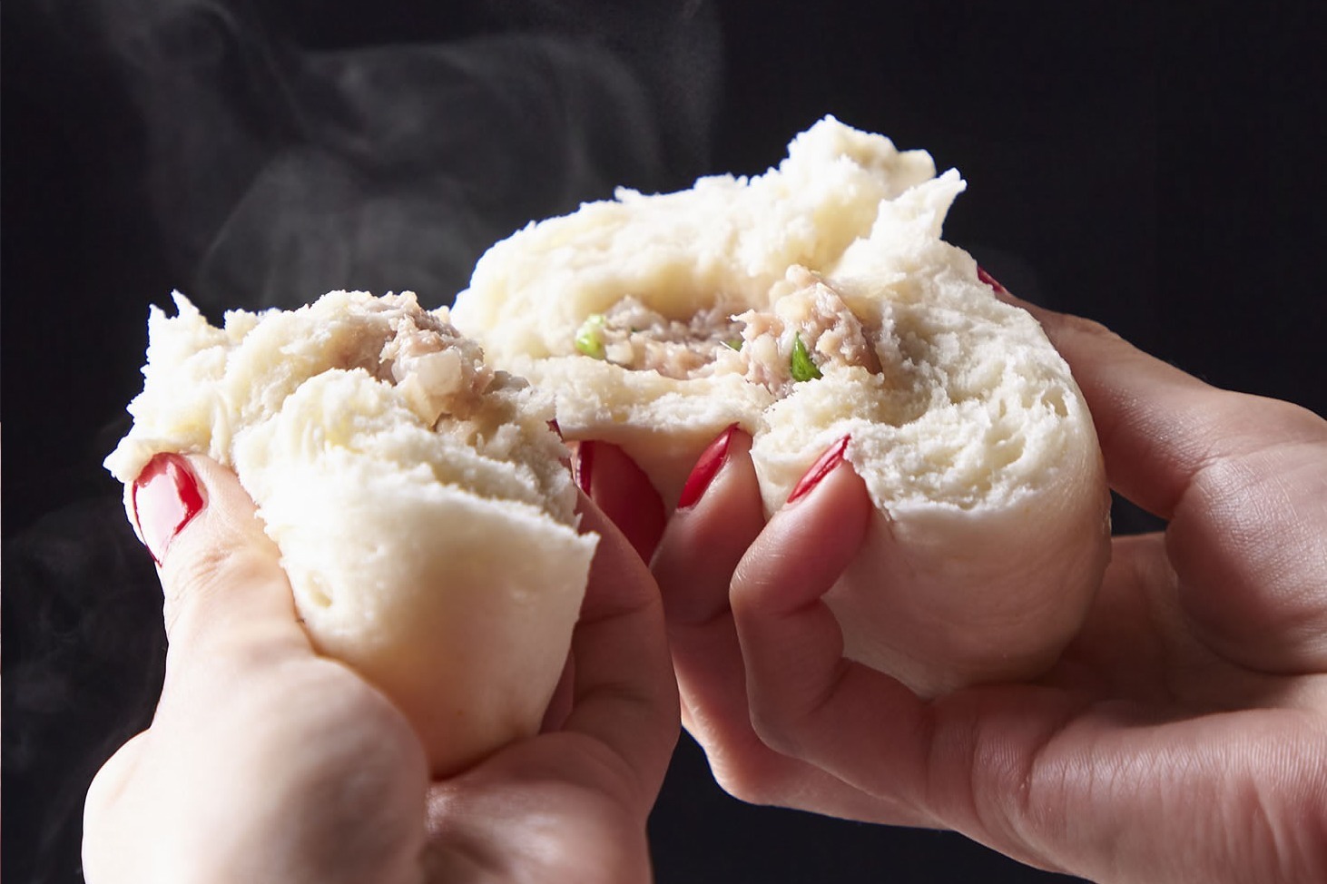 タピオカドリンク｜生タピオカ豚まん専門店「ハイチャム」大阪アメ村に、“ふわモチ食感”タピオカ生地の豚まんや小籠包