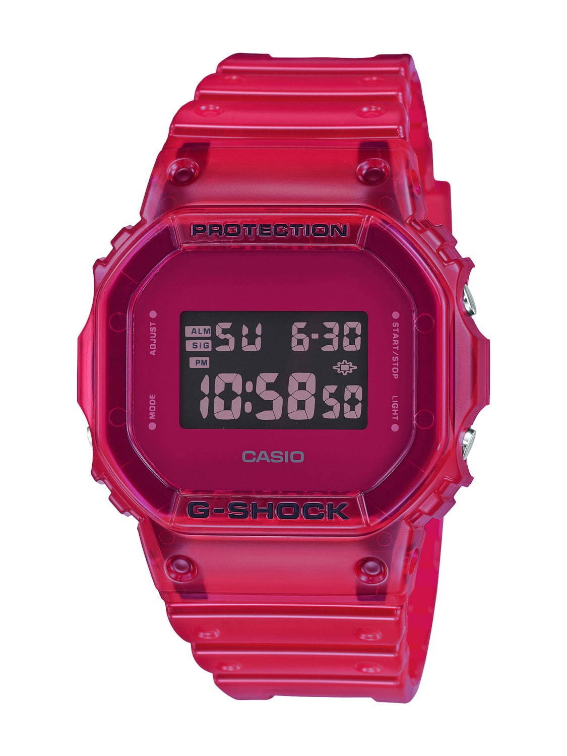 G-SHOCKからスケルトン素材の新作腕時計、名作「DW-5600」が