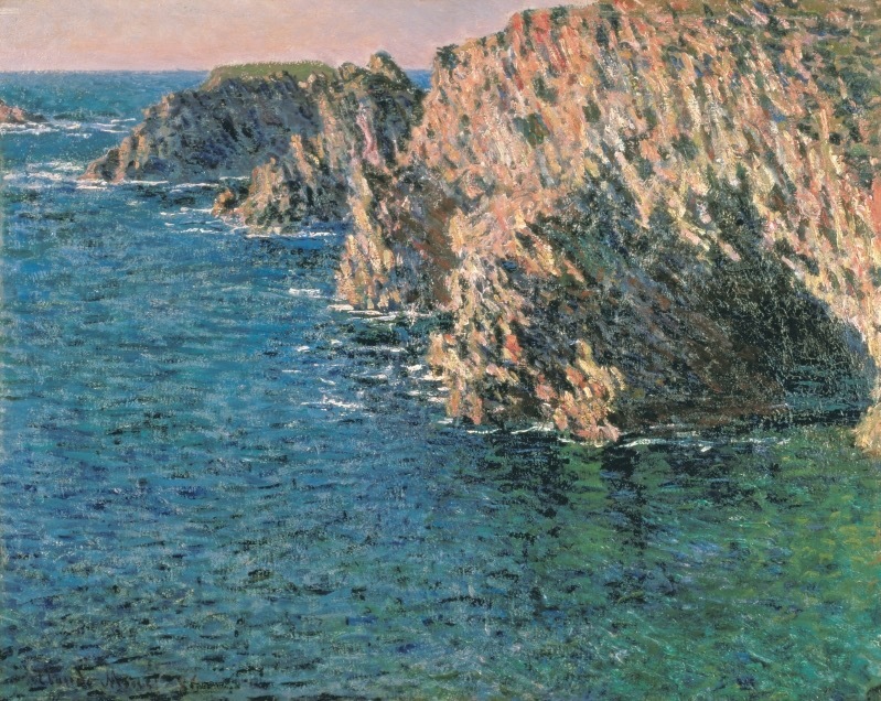 クロード・モネ《ポール＝ドモワの洞窟》1886年 茨城県近代美術館蔵