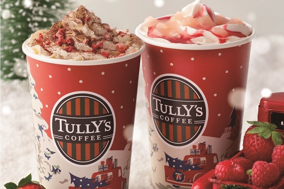 タリーズコーヒーからクリスマス限定、マスカルポーネホイップ×ティラミスの濃厚カフェラテ
