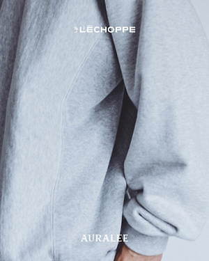 【AURALEE】L'ECHOPPE別注スウェット（グレー） オーラリー×レショップのスウェット - 特別開発のオリジナル素材