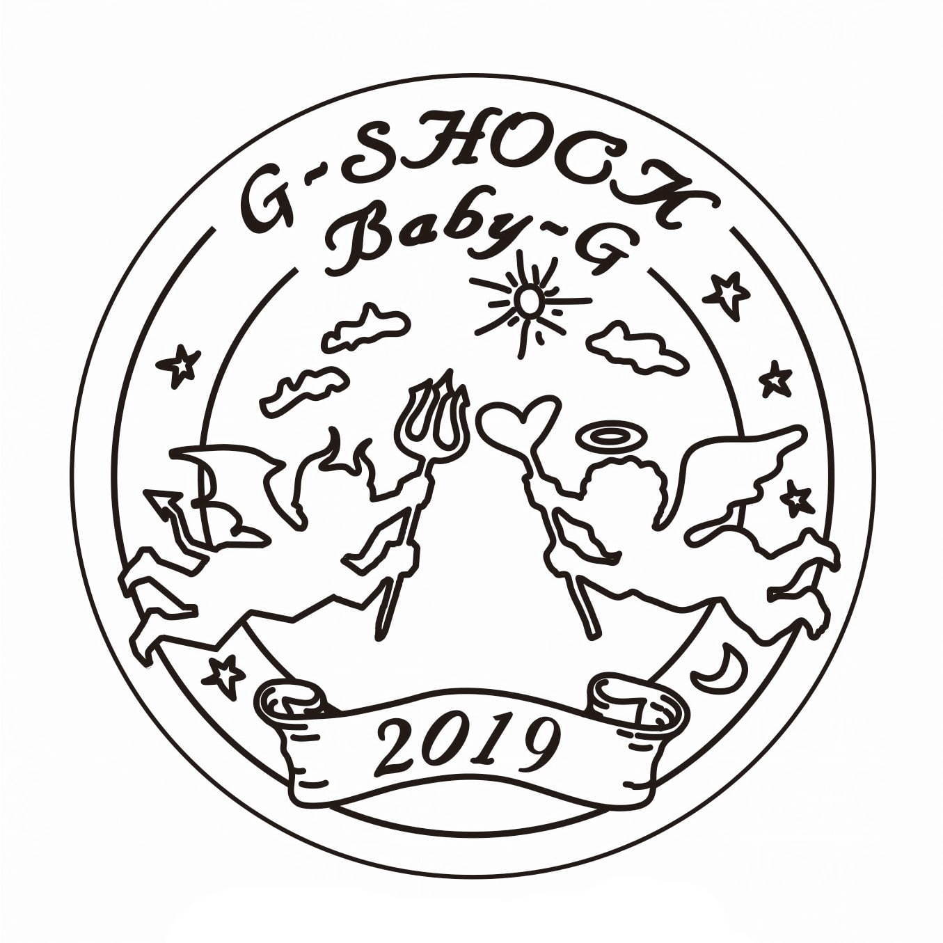 G Shockとbaby Gのクリスマス限定ペアウオッチ 天使と悪魔 を配した白 黒の2モデル ファッションプレス G Shockとbaby Gのクリスマス限定ペアウオッチ 天使と悪魔 を配した白 黒の2モデル ファッションプレス