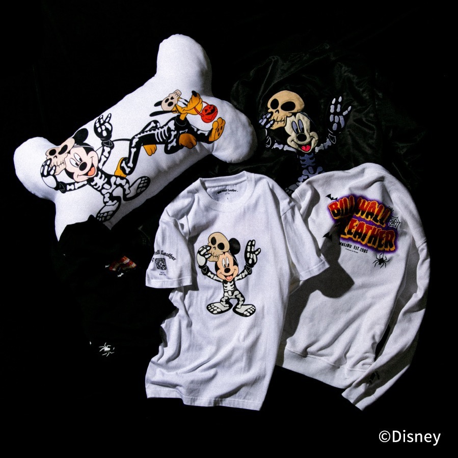 ビームス ビルウォールレザー ディズニー 限定アイテム ホラーなミッキーマウスのtシャツなど ファッションプレス