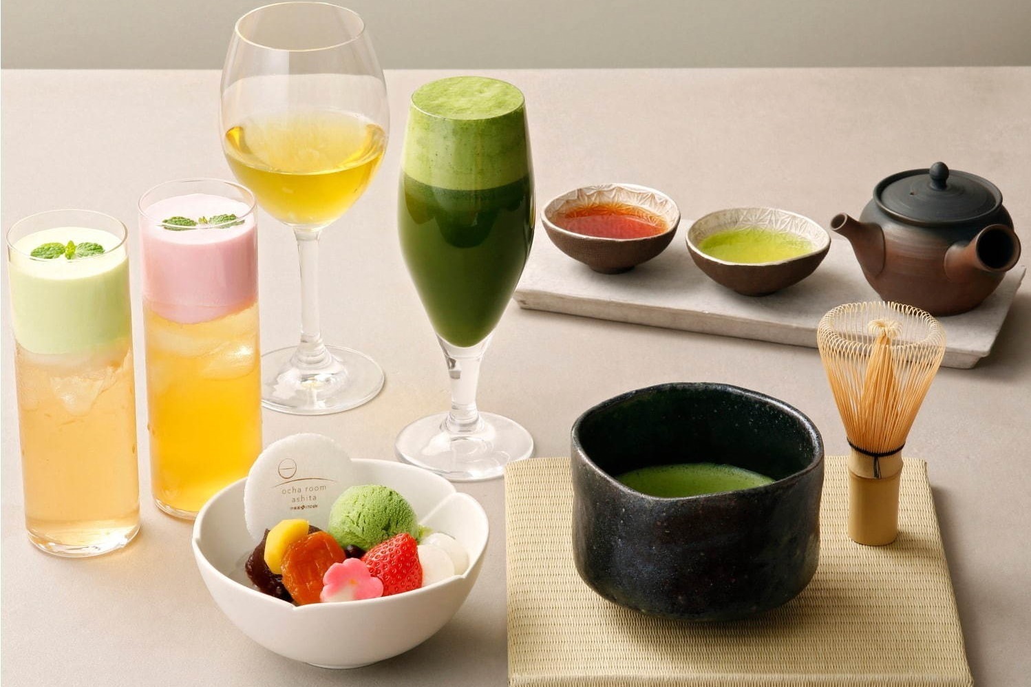 わらびもち｜伊藤園の新業態「オチャ ルーム アシタ イトウエン」渋谷に、チーズティーなどの販売やワークショップも