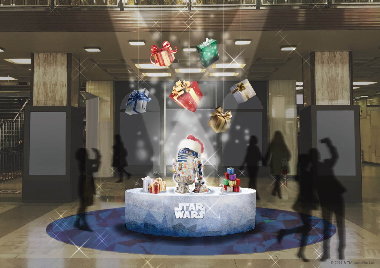 写真7 39 スター ウォーズ テーマのクリスマスが丸の内で 銀河の世界観をイメージしたオブジェや限定カフェも ファッションプレス