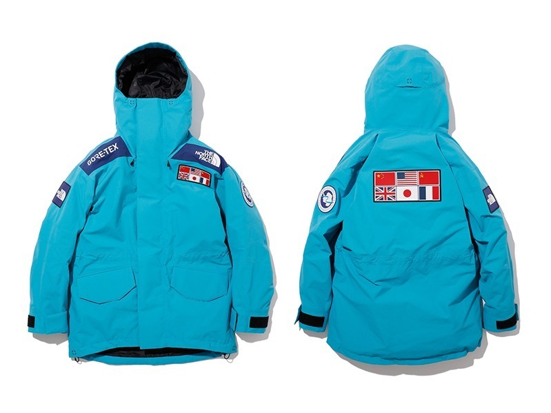 ザ・ノース・フェイスの新作マウンテンパーカーやフリースジャケット、南極横断隊の国旗を配して - ファッションプレス