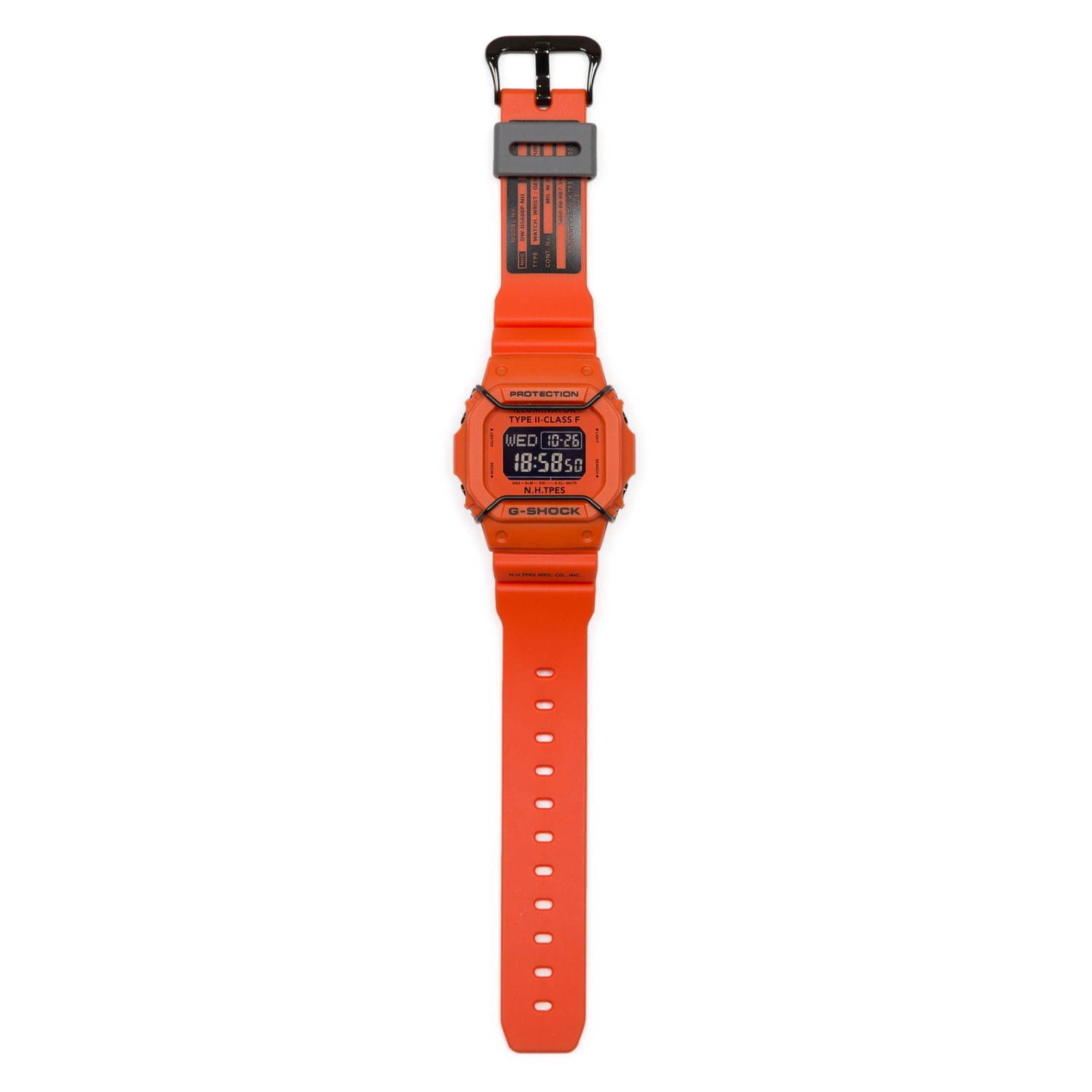 N.ハリウッド×G-SHOCKの腕時計、アメリカ海軍のストロボライトから着想したオレンジカラー｜写真2