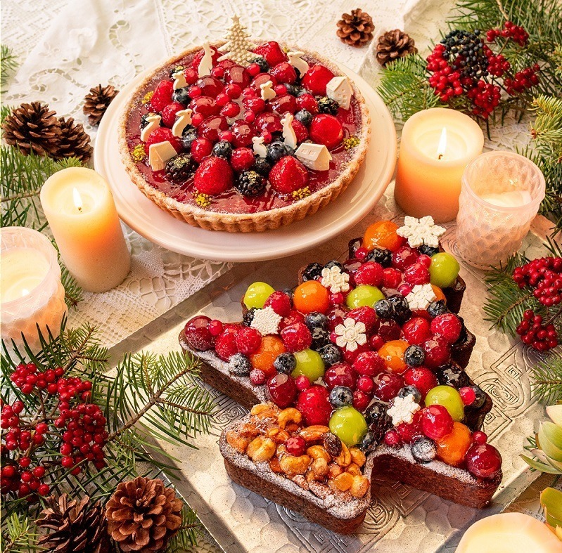 キル フェ ボン“森のクリスマスパーティー”がテーマのクリスマスケーキ2019、フルーツたっぷり2種｜写真3