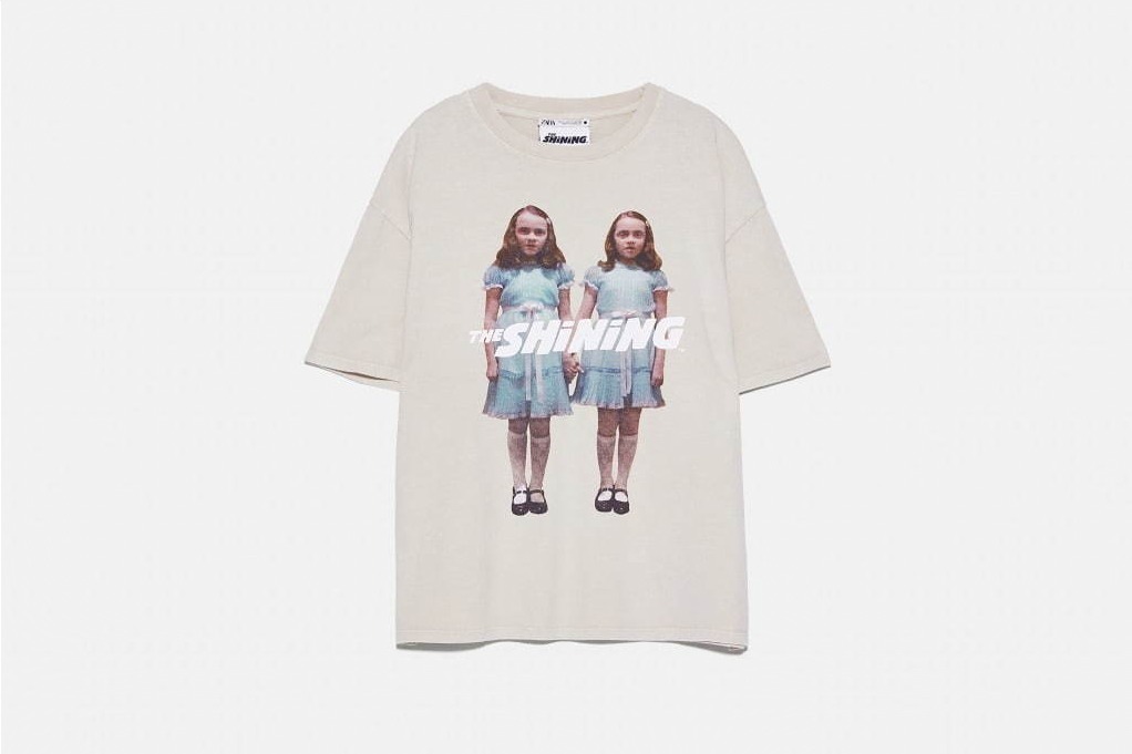 ZARA×映画『シャイニング』“双子”のTシャツ、劇中の場面を