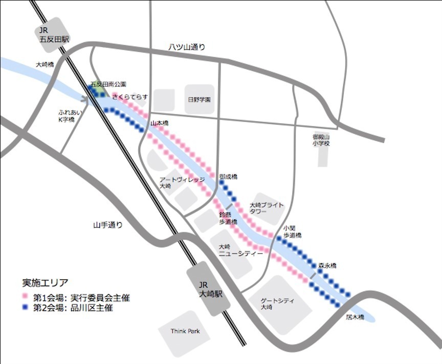 「目黒川みんなのイルミネーション2019」総延長約2.2km、41万個のLEDで楽しむ“冬の桜”｜写真25