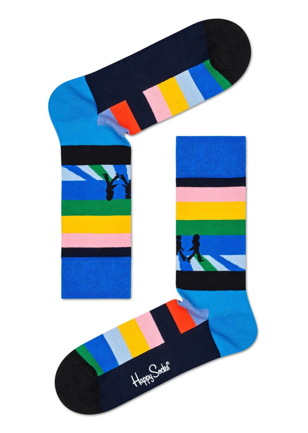 ハッピーソックス×ザ・ビートルズの新作ソックス、人気アルバムから着想を得たロゴやメンバーのイラスト｜写真13