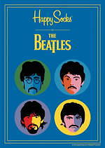 ハッピーソックス×ザ・ビートルズの新作ソックス、人気アルバムから着想を得たロゴやメンバーのイラスト｜写真29