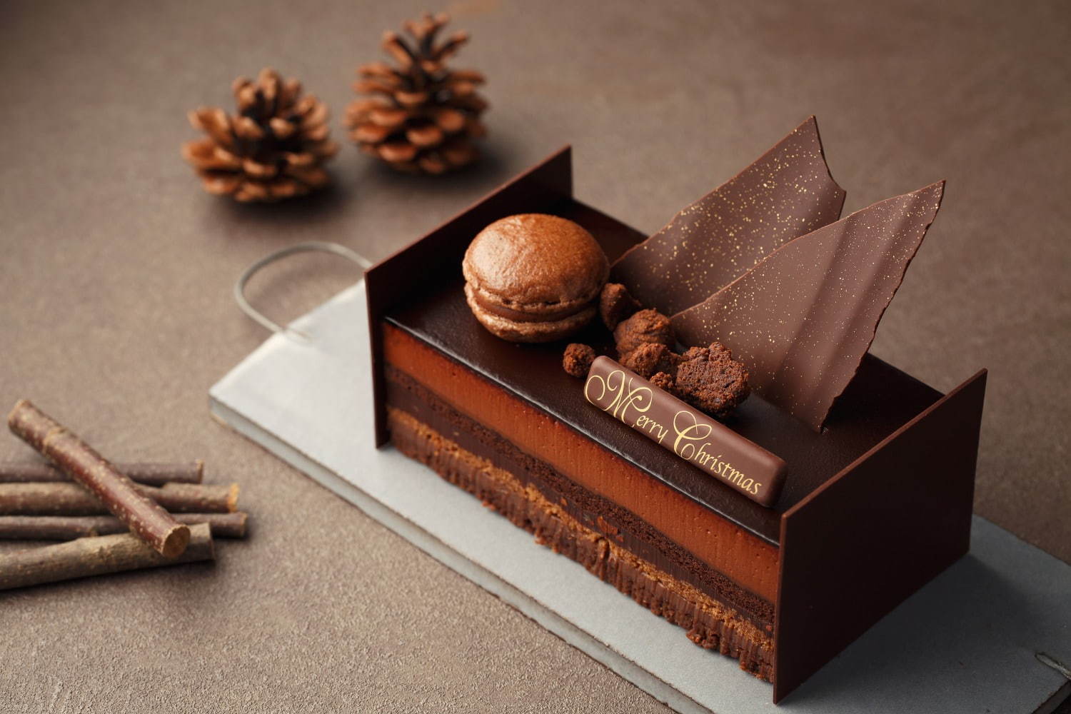 横浜発チョコレート「バニラビーンズ」のクリスマスケーキ、濃厚ショコラ×キャラメルの“黄金”ケーキ｜写真2