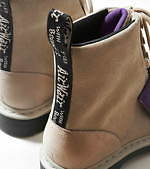 ザ・ノース・フェイス パープルレーベル×ドクターマーチン、レザーを多彩に組み合わせた9ホールブーツ｜写真6