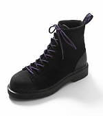 ザ・ノース・フェイス パープルレーベル×ドクターマーチン、レザーを多彩に組み合わせた9ホールブーツ｜写真4