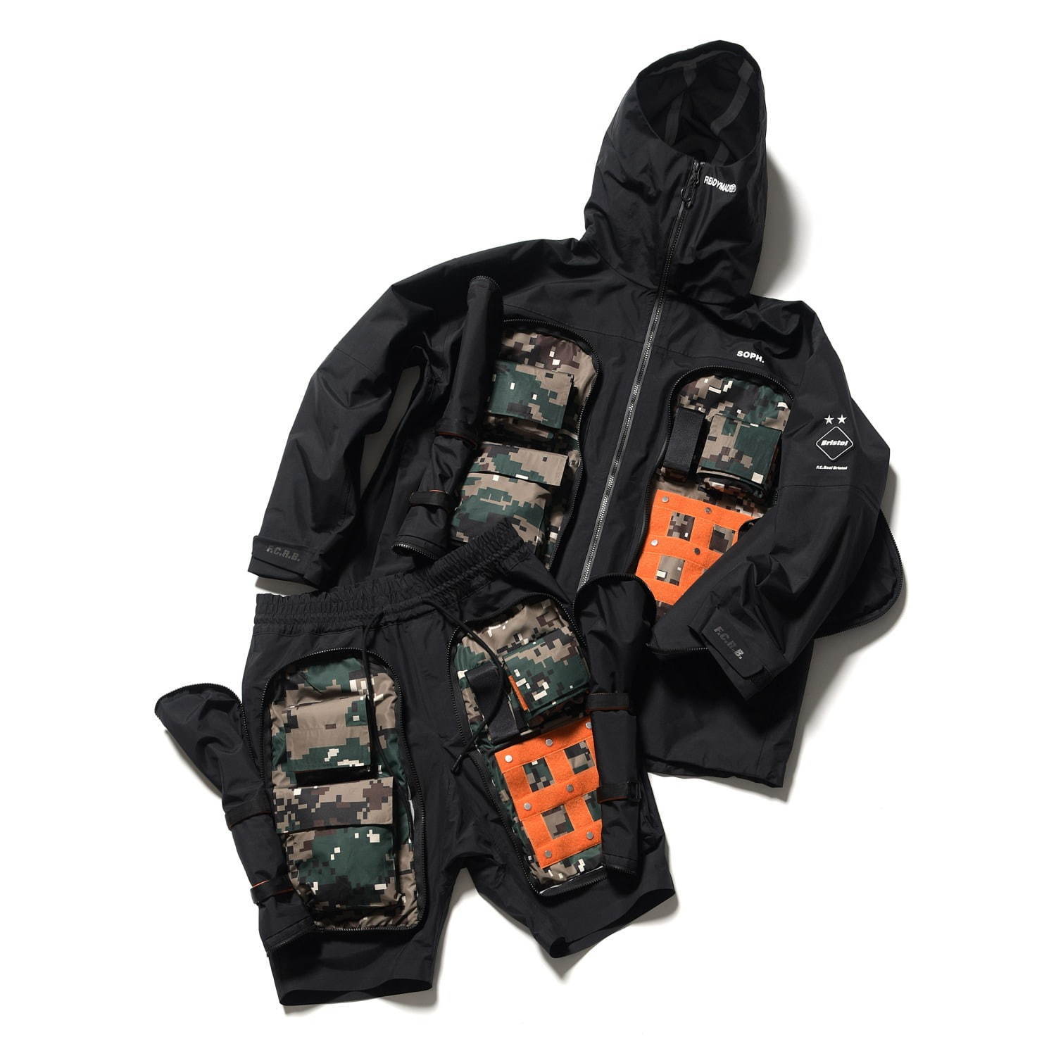 F.C.R.B READYMADE MULTI POCKET JACKET