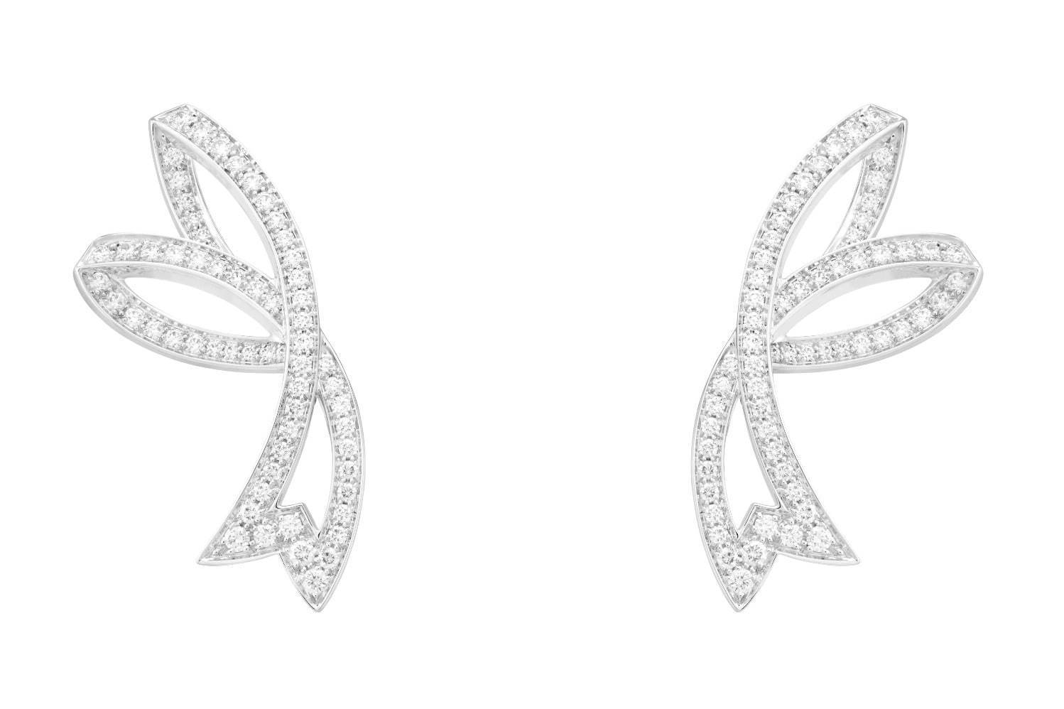 ヴァン クリーフ＆アーペル“きらめく冬景色”着想のジュエリー、リボンの上にダイヤモンドをセット｜写真3