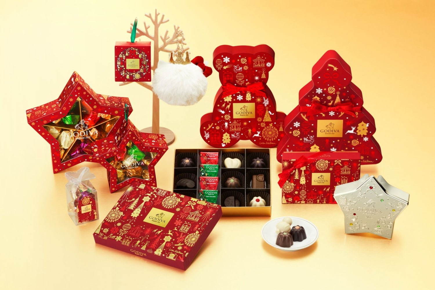 ゴディバのクリスマス限定チョコレート、ガナッシュ入りバンドケーキ型チョコ＆サンタの"ノエル粒"｜写真54