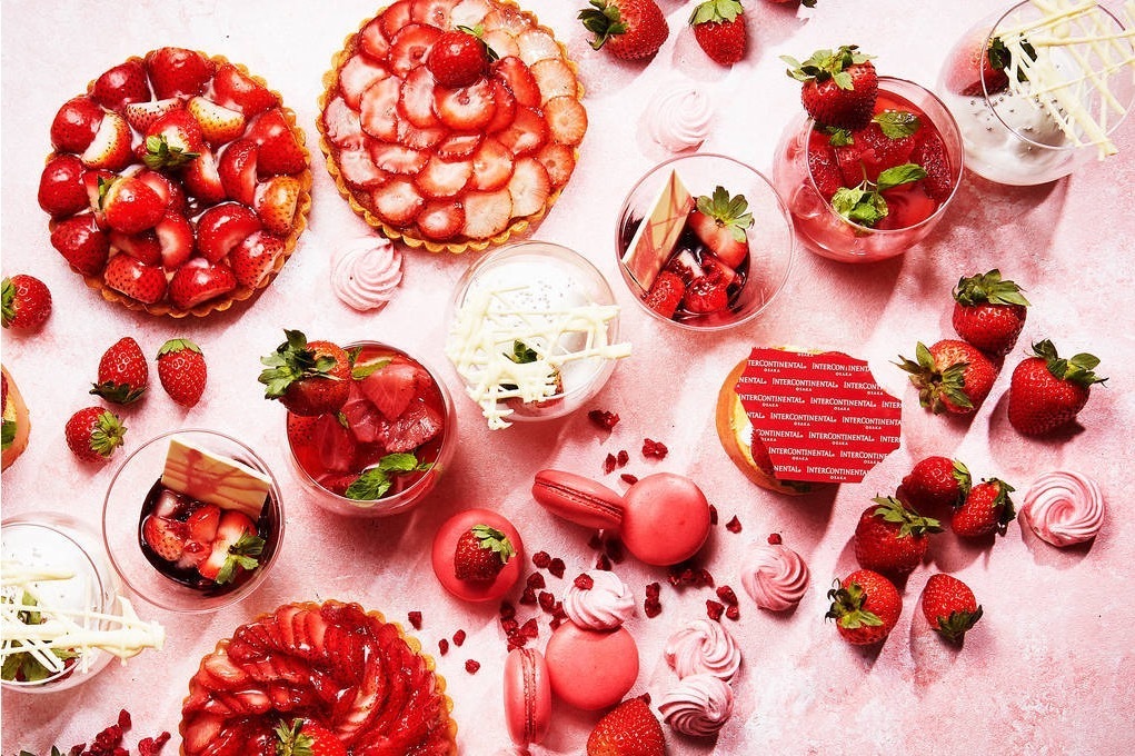 インターコンチネンタルホテル大阪「ストロベリースイーツブッフェ」